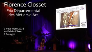 Prix Départemental Métiers d’Art 2016 (Cher 18)